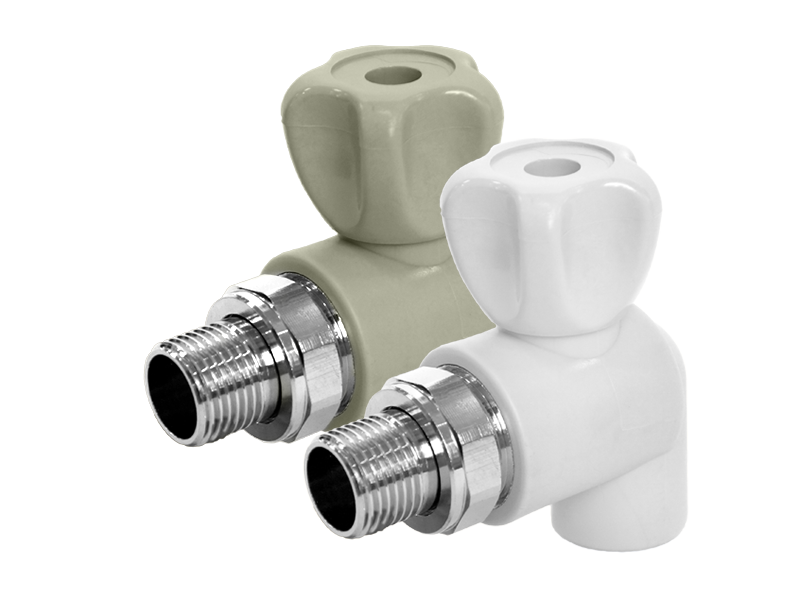 Кран шаровый (угловой) накид.гайка 20х1/2 w (V) (60/10)