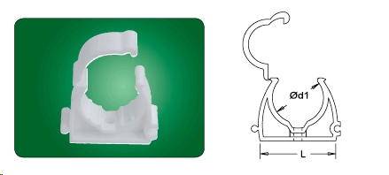 Опора с креплением 25 w (V) (500/125)