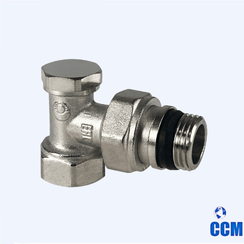 Клапан для радиаторов, настроечный угловой 1/2 w (V)