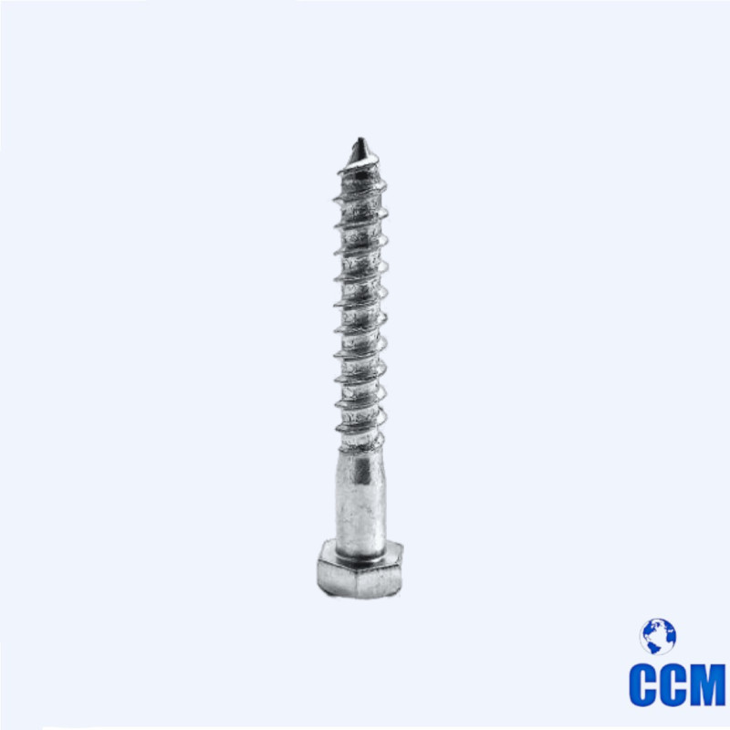 Шуруп 6-гр гол.,к/р., остр.нак.,оцинков. М6х60