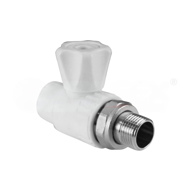 Кран шаровый (прямой) накид.гайка 25х1/2 w (V) (50/10)