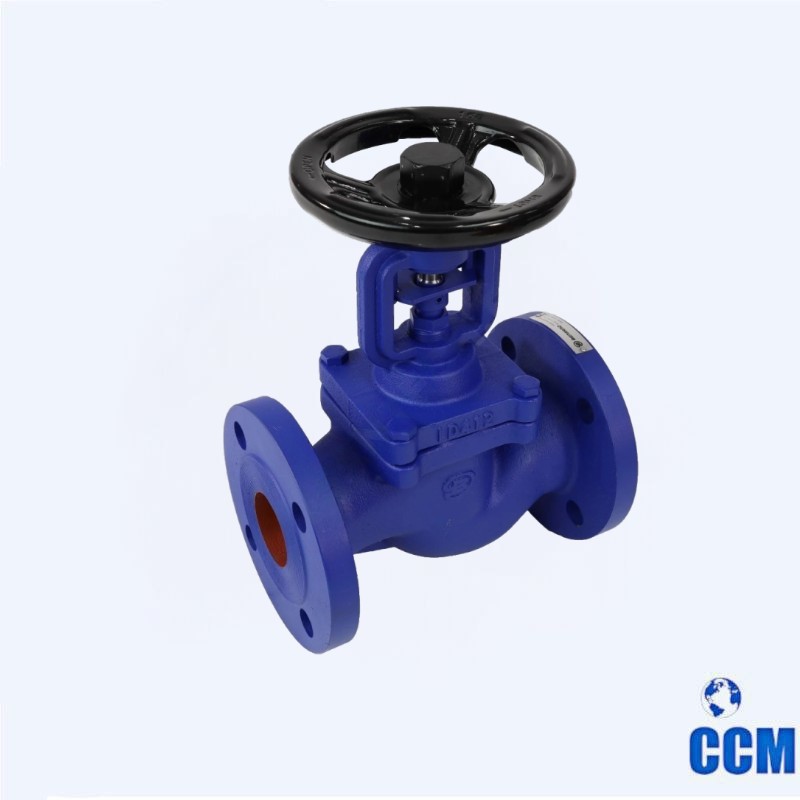 Клапан запорный чугун Ду 25 Ру16 Тмакс=300 оС Фл сильфонный Benarmo