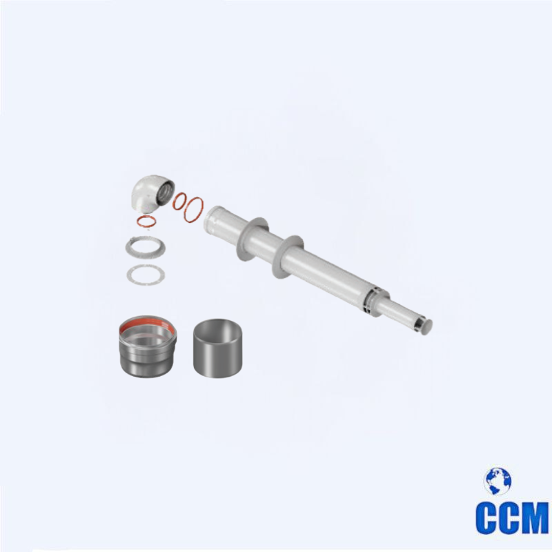 Комплект дымохода 60/100-1000мм для котлов Thermex Sirius, Rigel TR300102105