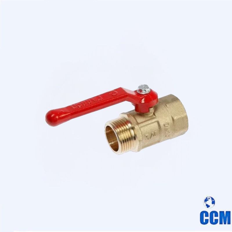 Кран шаровой латунный ПРАКТИК 1/2" ВН-НР рычаг, Галлоп