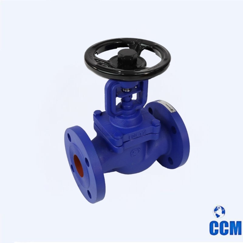 Клапан запорный чугун Ду 32 Ру16 Тмакс=300 оС Фл сильфонный Benarmo