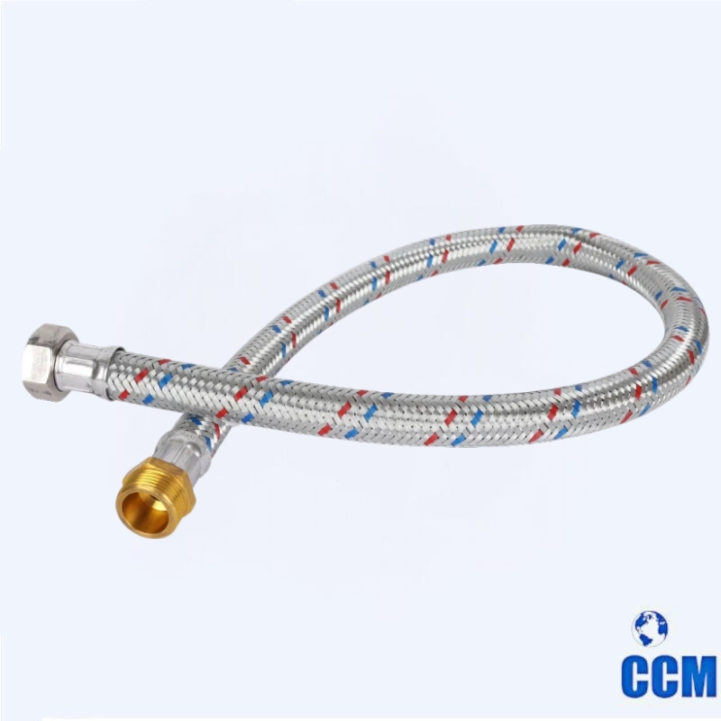 Гибкая подводка для воды НР 1 х ВР 1, L=1000мм STOUT SHF-0127-181515