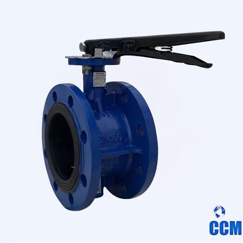 Затвор диск чугун Ду150 Ру16 EPDM Benarmo