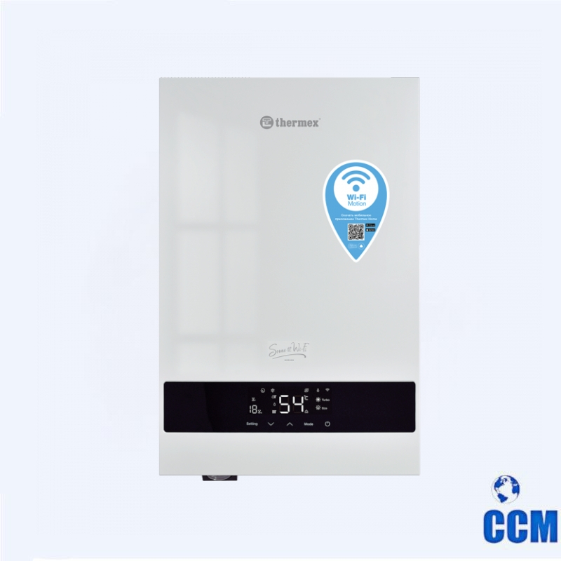 Котел электрический настенный Thermex Sonne 12 Wi-Fi (White)