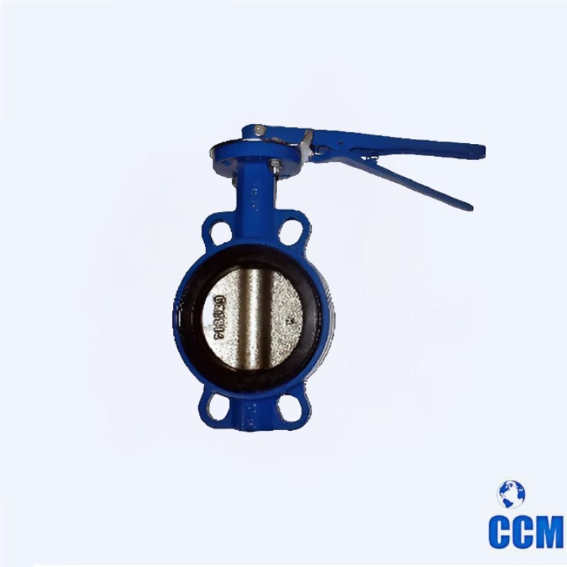 Затвор пов.межфл BUV-VF826D100H DN100 PN16/10 корпGG25/дGGG40/седло EPDM цв синий RAL5005 14х14/59Нм