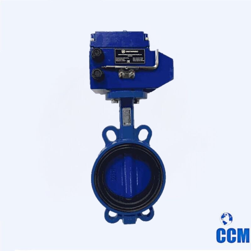 Затвор поворот чуг EPDM Ду100 Ру16 эл/п 230В д/чуг Benarmo