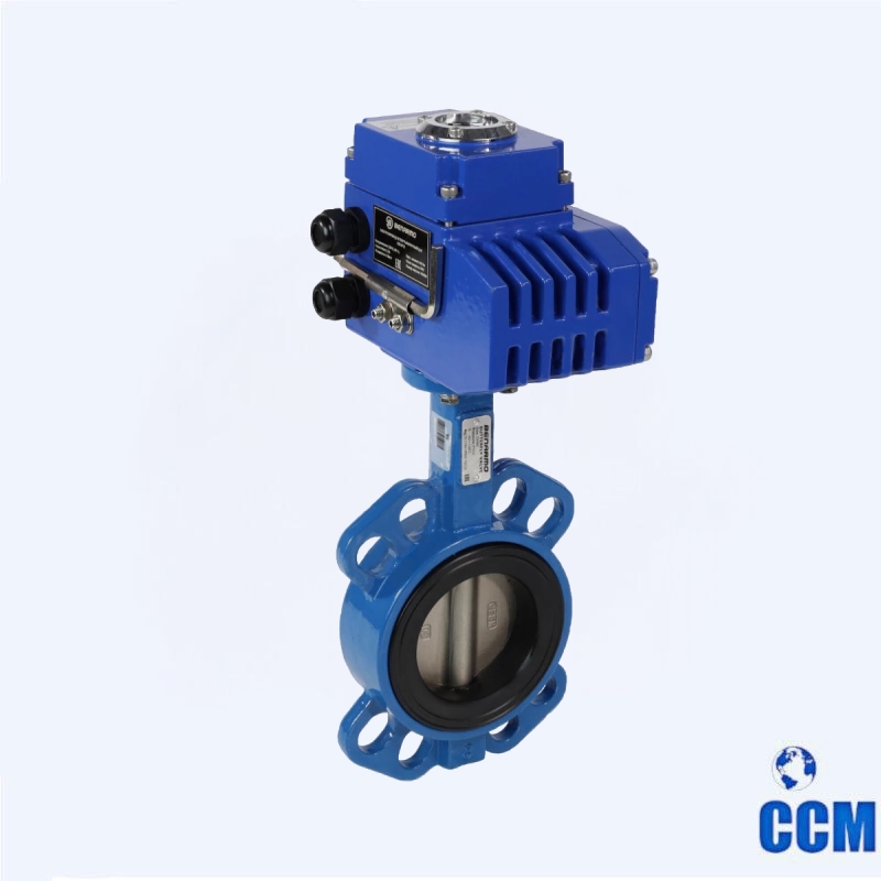 Затвор диск поворот чугун Ду 100 Ру16 межфл с электроприв QB-070 380В диск чугун манжет EPDM Benarno