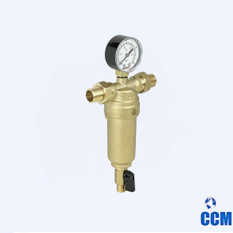 Фильтр промывной 3/4" с редуктором давления, латунный VALFEX (8) К