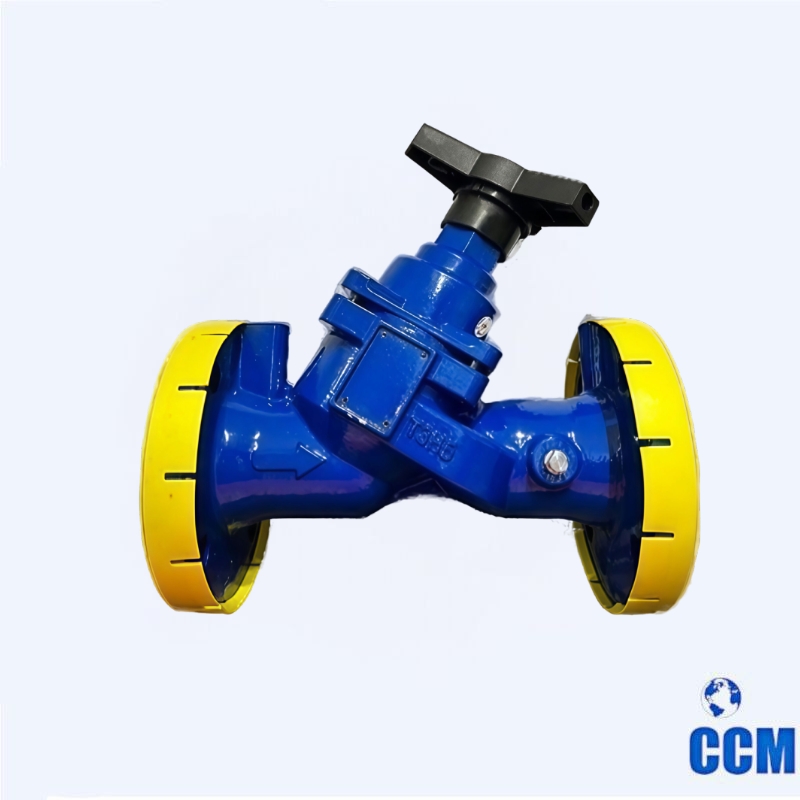 Клапан балансировочный фланцевый чугун РОСКЛАПАН RF-MBVF DN65