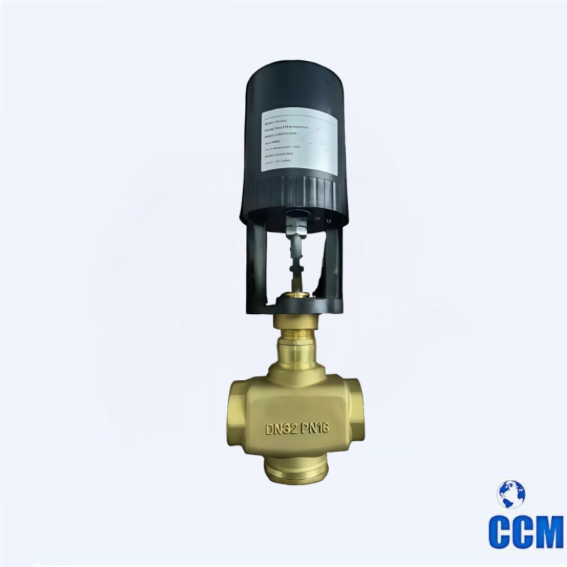 Клапан 3х-ходовой регулирующий с электроприводом латунный муфтовый РОСКЛАПАН RF-VRG3 DN25 RF2000232