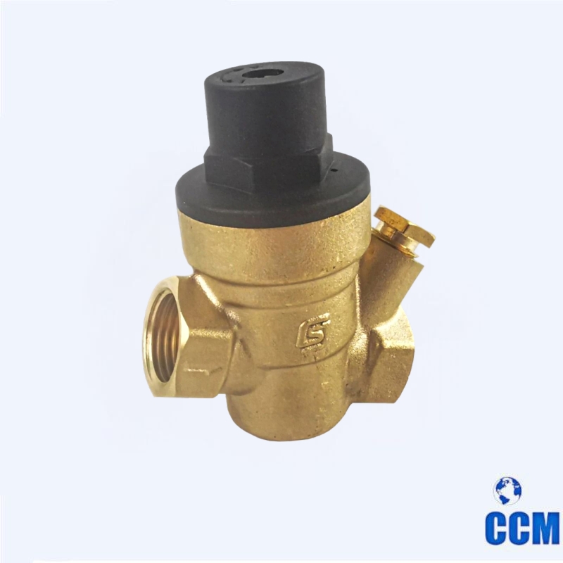 Регулятор давления мембранный латунь РДФ R201 Ду15 Ру16 1/2" ВР РН=1-6БАР SantechSystems