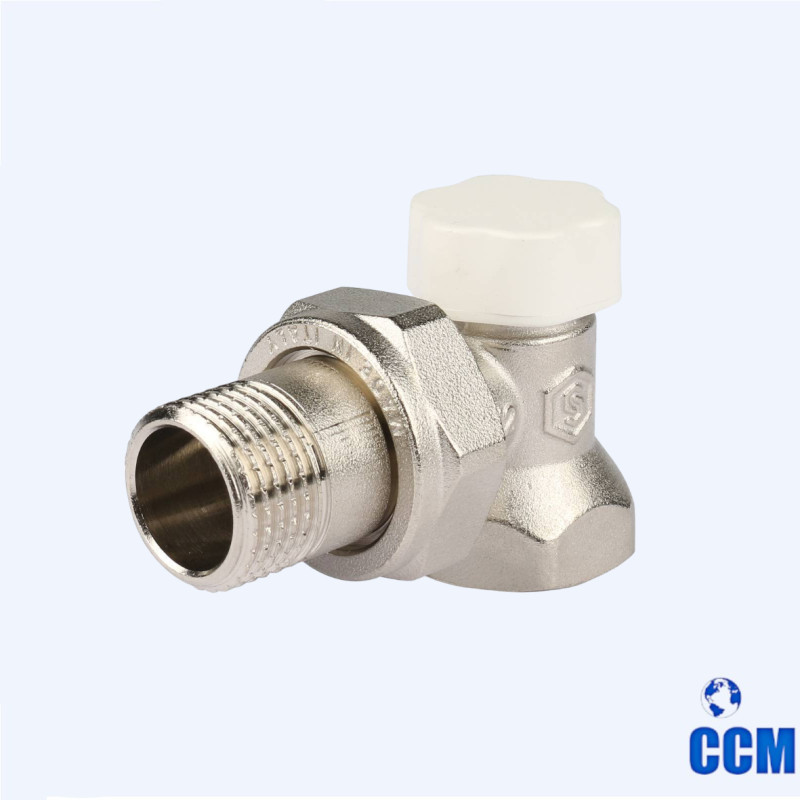 Клапан запорно-балансировочный угловой 3/4" (Valogin) VG-602202