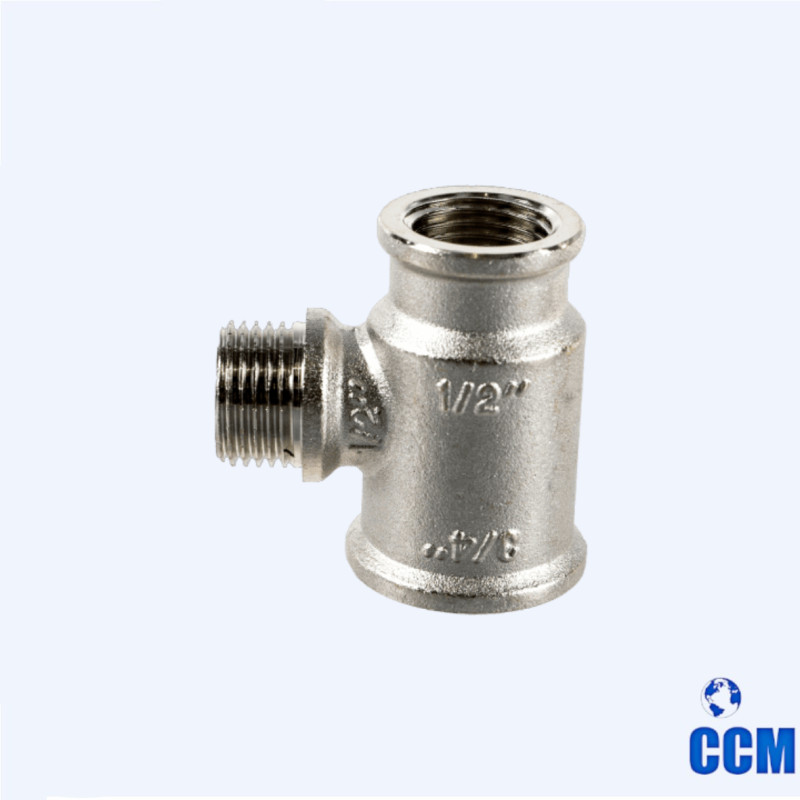 Тройник с переходом на нар.р. 3/4"х1/2"х1/2" вн-нар-вн VTr.132.RN.050404