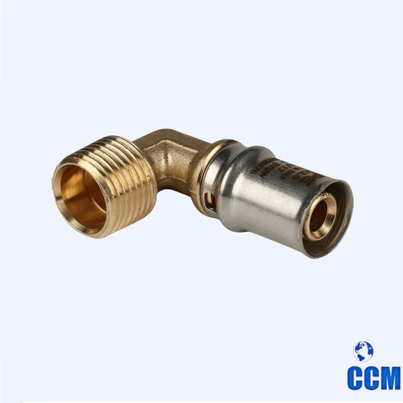 Угольник-переходник STOUT с наруж.рез. 1/2"х16 для МП труб прессовой SFP-0011-001216