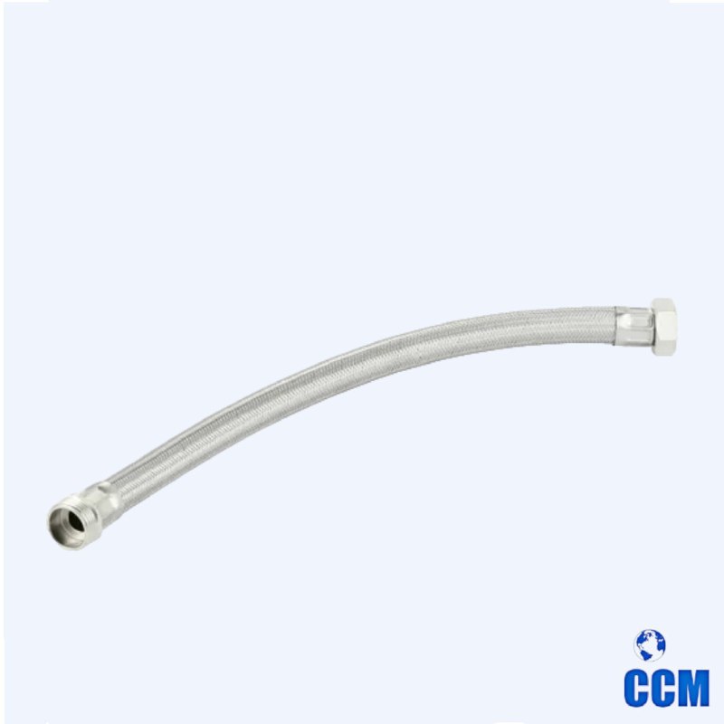Шланг угловой 80 см, 1"x1", в металлооплетке 21846