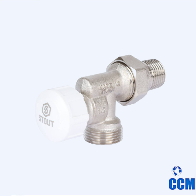 Клапан термостатический осевой 1/2" х 3/4" ЕК (STOUT) SVT-0005-100015
