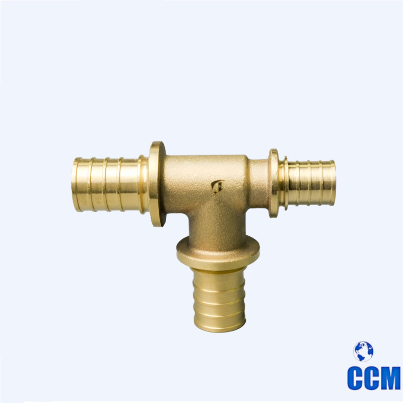 Тройник перех. 20х25х20 латунь акс. (One Plus)