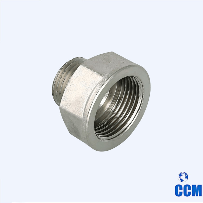 Переходник нр/вн 1/2"х1" НИКЕЛЬ VIER SFHN53