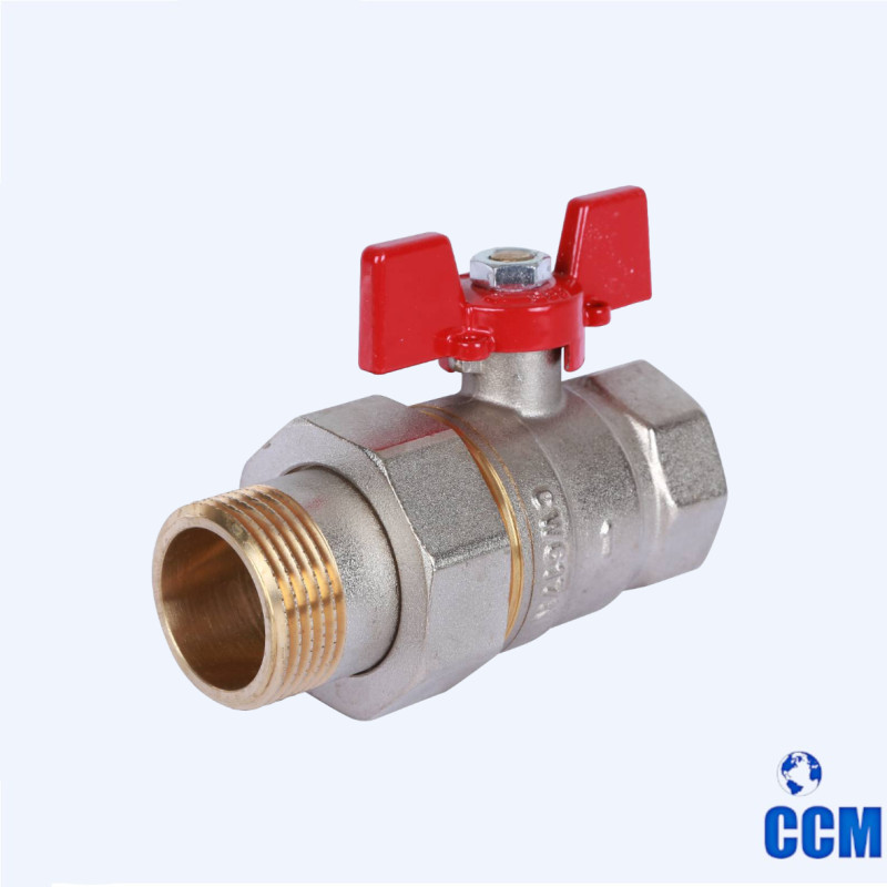 Кран шаровый вн/нр с амер. 1/2 (Ду15) б.(ROMMER) (RBV-0005-0510215) RBV-0005-2510215