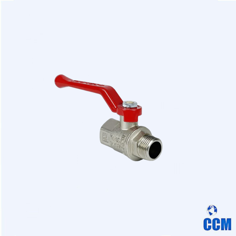 Кран шаровый вн/нр 1/2" (PN40) р. (VALFEX) ник. N/P59 (80/20)