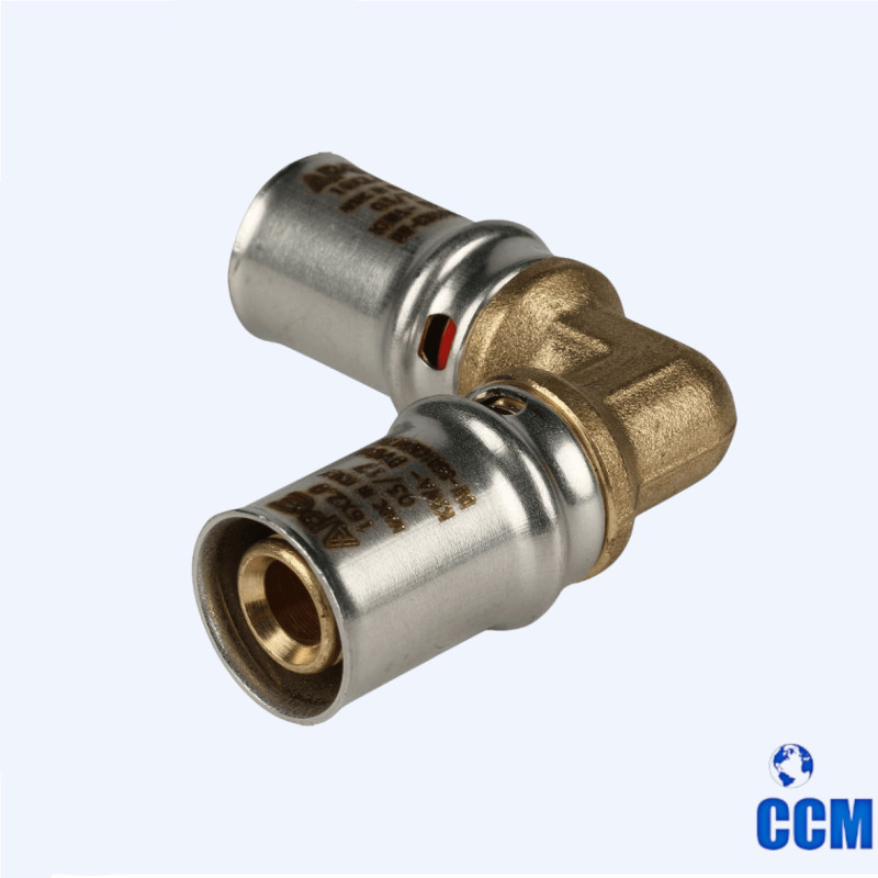 Угольник STOUT 90гр 16х16 для МП труб прессовой SFP-0009-001616
