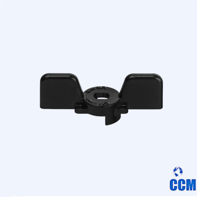 Ручка-бабочка для шарового крана STOUT 1/2"-3/4" (черная) SVB-BUT-1234