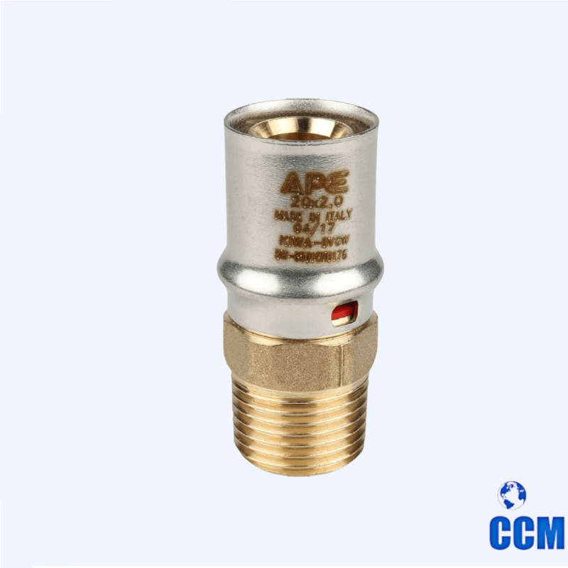 Переходник STOUT с наруж.рез. 1/2"х20 для МП труб прессовой SFP-0001-001220