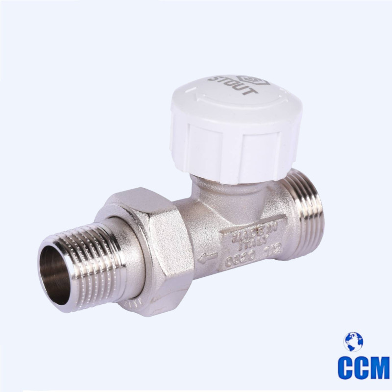 Клапан термостатический прямой 1/2" х 3/4" ЕК (STOUT) SVT-0001-100015