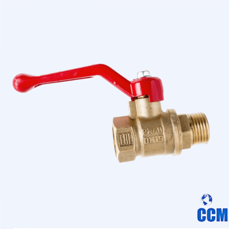 Кран шаровый вн/нр 1/2" (PN40) р. (VALFEX) N/P59 (80/20)