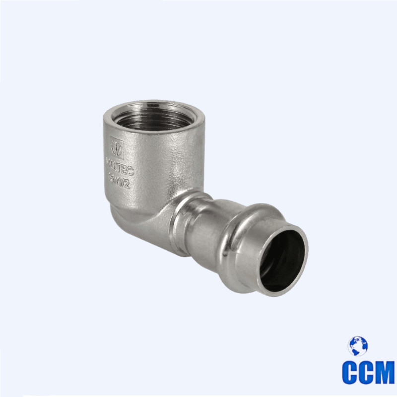 Угольник 90° с вн.р. нерж. сталь 15х1/2" VTi.952.I.001504