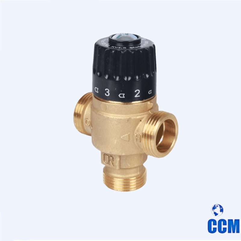 Клапан термостат. смесительный для ситем отопл. и ГВС 3/4" НР 30-65°С KV 2,3 (STOUT) SVM-0125-236520