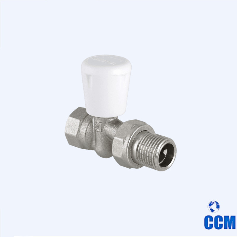 Клапан ручной для рад. прямой 1/2" VT.018.N.04