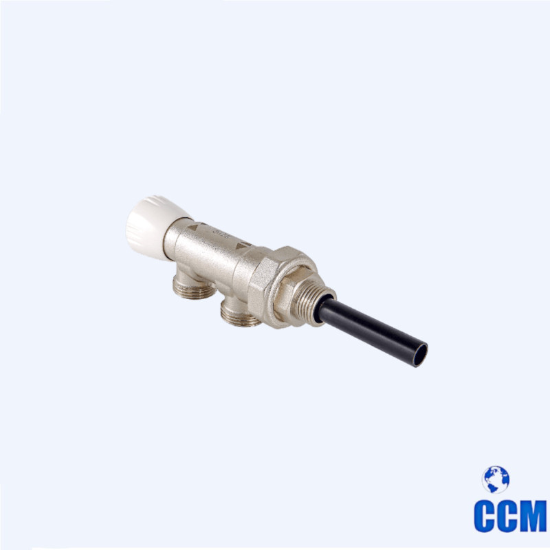 Узел инжекторный для подкл. рад. 1/2"х100% (верт.положение регулятора) VT.025.N.E04100