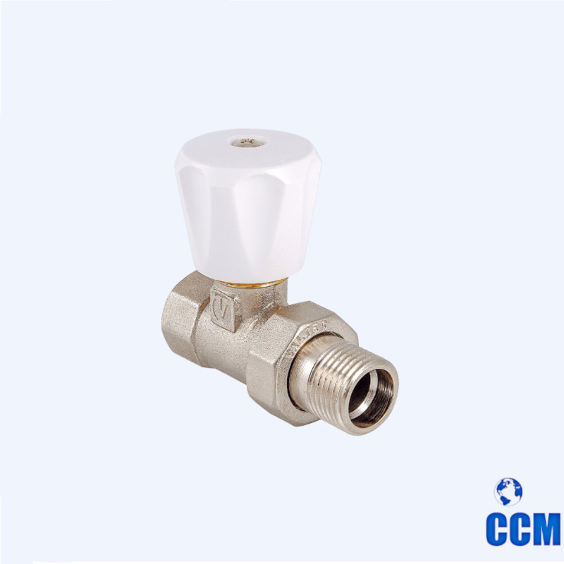 Клапан ручной прямой 1/2" (компактный) VT.008.LN.04