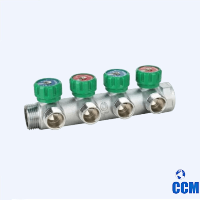 Коллектор 100404 (д42.3) вн-нр, 1 1/4", 4х3/4" STc.110